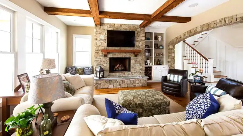 26 Perfect Ideas For Putting A Tv Above, Living Room Tv Above Fireplace Ideas