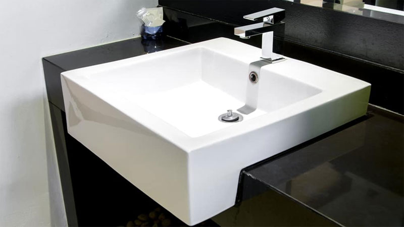 types of bathroom sinks